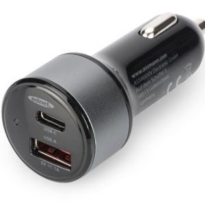 Ednet Autoadapteri Dual Usb A/Usb C 5v/1a Musta